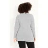 Women's Plus Size Pearl Trim Sweater - Gray | EVANS -CUPSHE Store GUEST 012e15b0 f668 4dff 99ae 879de4c156fe