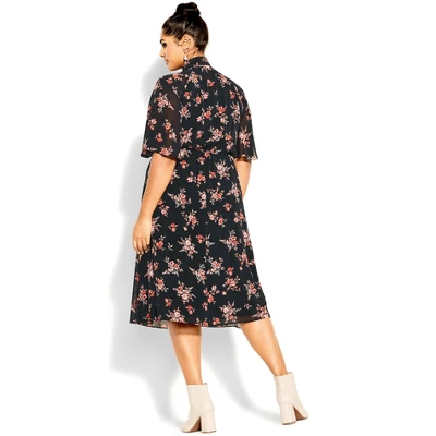 Women's Plus Size Alexandra Dress - Black | CITY CHIC 1 Women's Plus Size Alexandra Dress - Black | CITY CHIC