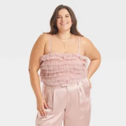 Women's Tiny Tulle Tank Top - A New Day™ -CUPSHE Store GUEST 0816d1cb b246 4315 8225 2c733d98190a