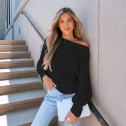 Women's Onyx Crochet One-Shoulder Sweater - Cupshe 9 Women's Onyx Crochet One-Shoulder Sweater - Cupshe -CUPSHE Store GUEST 08a040dc 61f2 448a a6e0 6ebfac9d6788