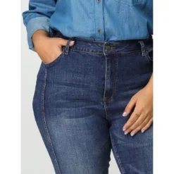 Agnes Orinda Women's Plus Size Mid Rise Stretch Washed Skinny Denim Jeans -CUPSHE Store GUEST 0c85c814 6675 4ab0 bb80 eab698062f98