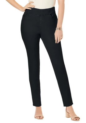 Jessica London Women’s Plus Size Comfort Waistband Skinny Jeans 4 Jessica London Women’s Plus Size Comfort Waistband Skinny Jeans - Image 4