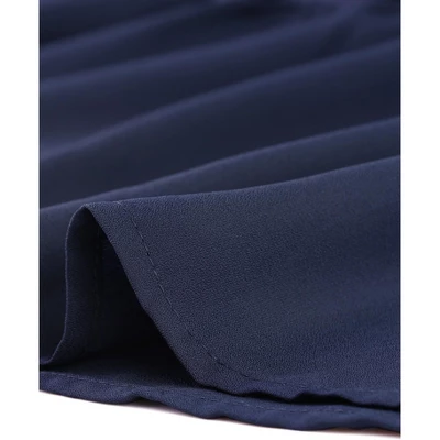 Agnes Orinda Women's Plus Size Contrast Panel V Neck Elastic Back Short Sleeve Blouses 5 Agnes Orinda Women's Plus Size Contrast Panel V Neck Elastic Back Short Sleeve Blouses - Image 5