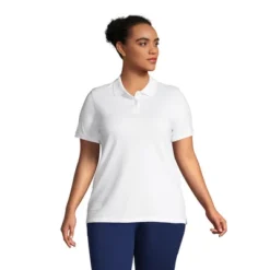 Lands' End Women's Mesh Cotton Short Sleeve Polo Shirt -CUPSHE Store GUEST 114f8aaf dc2d 4b02 8e04 d008cfab8015