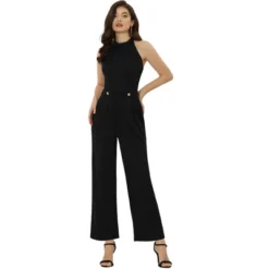 INSPIRE CHIC Women's Sleeveless Halter Wide Leg Pants Backless High Waist Jumpsuit 9 INSPIRE CHIC Women's Sleeveless Halter Wide Leg Pants Backless High Waist Jumpsuit -CUPSHE Store GUEST 11f889be 92a5 4e74 93f9 8af677dd8ced