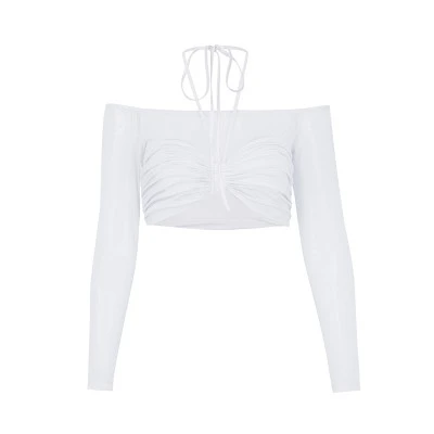 Women's Mermaidcore Off Shoulder Layered Top 4 Women's Mermaidcore Off Shoulder Layered Top - Image 4