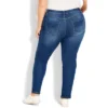 Women's Plus Size Butter Denim Skinny Jean Mid Wash - Petite | AVENUE -CUPSHE Store GUEST 1260391b 6990 4c0a b45e 5ed3af4dea68