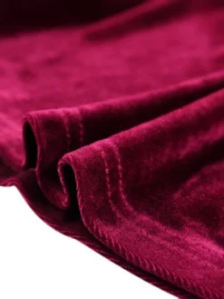 Allegra K Women's Elegant Sweetheart Neck Long Sleeve Velvet Blouse Peplum Top -CUPSHE Store GUEST 14577d2b 8a03 46b6 95dc ecebb7dc9a64