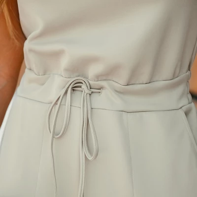 Women's Drawstring Wide Leg Jumpsuit - Cupshe 2 Women's Drawstring Wide Leg Jumpsuit - Cupshe - Image 2