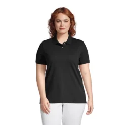 Lands' End Women's Mesh Cotton Short Sleeve Polo Shirt -CUPSHE Store GUEST 22c813e2 7e0d 402e 86bc f6682203f8d6