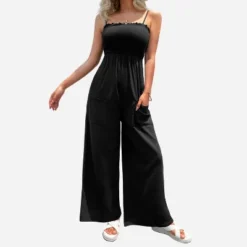 Women's Sleeveless Smocked Jumpsuit -Cupshe 9 Women's Sleeveless Smocked Jumpsuit -Cupshe -CUPSHE Store GUEST 23209faa 4455 48ac ab1e f7526f59b5ca