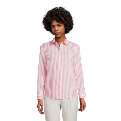 Lands' End Women's No Iron Supima Cotton Long Sleeve Shirt 7 Lands' End Women's No Iron Supima Cotton Long Sleeve Shirt - Image 7