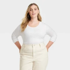 Women's Slim Fit Long Sleeve T-Shirt - Universal Thread™ -CUPSHE Store GUEST 24ab7886 0e1d 4f19 8a4d cd165b293f67