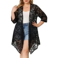 Agnes Orinda Women's Plus Size Draped Shawls Lightweight Open Front Lace Cardigans -CUPSHE Store GUEST 24f479f3 5086 42e7 ab1d 24a1c9a8ebb2