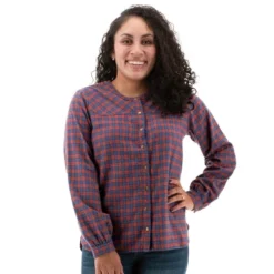 Aventura Clothing Women's Carly Long Sleeve Round Neck Blouse -CUPSHE Store GUEST 2bc4c2ab e2fe 4761 b9e4 24567512c462