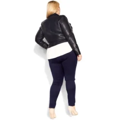 Women's Plus Size Harley Short Skinny Jean - Dark Denim | CITY CHIC