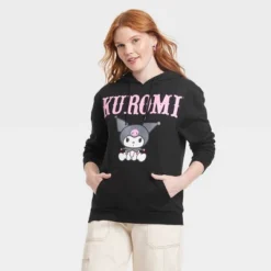 Women's Sanrio Kuromi Graphic Hoodie - Black -CUPSHE Store GUEST 32dceb5d 8646 4014 ad9e 0da9ade874a2