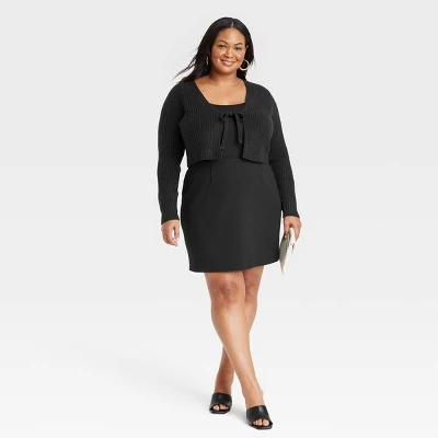 Women's Faux Cashmere Shrug Cardigan - Ava & Viv™ 2 Women's Faux Cashmere Shrug Cardigan - Ava & Viv™ - Image 2