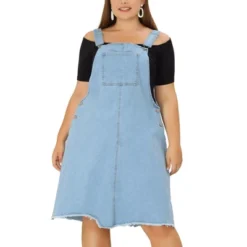 Agnes Orinda Women's Plus Size Overall Frayed Adjustable Strap Denim Suspender Shift Dress 16 Agnes Orinda Women's Plus Size Overall Frayed Adjustable Strap Denim Suspender Shift Dress -CUPSHE Store GUEST 384b958f 0146 4e01 bd66 646f343c948f