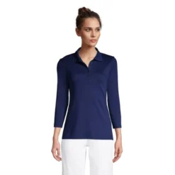 Lands' End Women's Tall Supima Cotton 3/4 Sleeve Polo Shirt 12 Lands' End Women's Tall Supima Cotton 3/4 Sleeve Polo Shirt -CUPSHE Store GUEST 3eff4e72 94f0 47a5 b281 af12019b8463