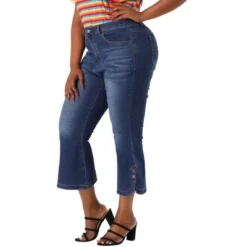 Agnes Orinda Plus Size Jeans For Women Side Slit Bootcut Button Decor Wide Leg Skinny Denim Pants 11 Agnes Orinda Plus Size Jeans For Women Side Slit Bootcut Button Decor Wide Leg Skinny Denim Pants -CUPSHE Store GUEST 3f119dd5 5a6a 4894 9545 15803cf8b769