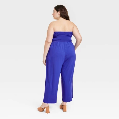Women's Strapless Jumpsuit - Ava & Viv™ 4 Women's Strapless Jumpsuit - Ava & Viv™ - Image 4