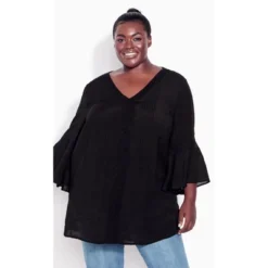 Women's Plus Size Pleat Lace Tunic - Black | AVENUE 13 Women's Plus Size Pleat Lace Tunic - Black | AVENUE -CUPSHE Store GUEST 42676e0e c337 4628 b154 39a3867f84d1