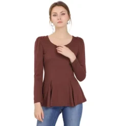 Allegra K Women's Long Sleeve Sleeves Scoop Neck Casual Peplum Shirt Top 27 Allegra K Women's Long Sleeve Sleeves Scoop Neck Casual Peplum Shirt Top -CUPSHE Store GUEST 43e3a154 06f4 417d 8193 18c04dd08c8f