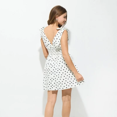 Women's Tie Shoulder Mini Dress - Wild Fable™ 1 Women's Tie Shoulder Mini Dress - Wild Fable™