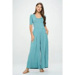 WEST K Women's Jana Short Sleeve Knit Jumpsuit -CUPSHE Store GUEST 49e85711 bf04 4d2b 865d 3e7a9d4274a2