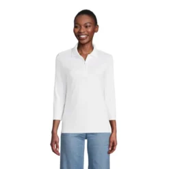 Lands' End Women's Tall Supima Cotton 3/4 Sleeve Polo Shirt 14 Lands' End Women's Tall Supima Cotton 3/4 Sleeve Polo Shirt -CUPSHE Store GUEST 4c5fe517 afa6 4e02 823d db9125f5fb48