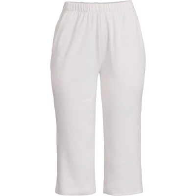 Lands' End Women's Sport Knit High Rise Elastic Waist Pull On Capri Pants 17 Lands' End Women's Sport Knit High Rise Elastic Waist Pull On Capri Pants - Image 17