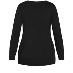 Women's Plus Size Lapland Sweater - Black | EVANS -CUPSHE Store GUEST 4f7404d9 ccfe 4038 a689 a03ae9e7e30f