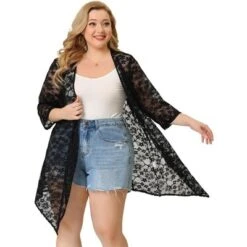 Agnes Orinda Women's Plus Size Draped Shawls Lightweight Open Front Lace Cardigans -CUPSHE Store GUEST 52db009f 5c99 4d05 9a9c b6b009285911
