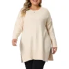 Agnes Orinda Women's Plus Size Oversized Crew Neck Long Sleeve Slit Hem Knit Pullover Sweater Tops 2023 20 Agnes Orinda Women's Plus Size Oversized Crew Neck Long Sleeve Slit Hem Knit Pullover Sweater Tops 2023 -CUPSHE Store GUEST 54604279 33f5 4414 9d47 45b59a7862d0