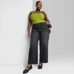 Women's Super-High Rise Wide Leg Baggy Jeans - Wild Fable™ Black Wash -CUPSHE Store GUEST 5c0eec36 b46d 4919 afb4 f439da56bd32