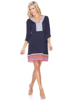 Women's Gabrielle Embroidered Dress - White Mark -CUPSHE Store GUEST 618c28b1 be05 4175 a282 b9cd19ab6b14