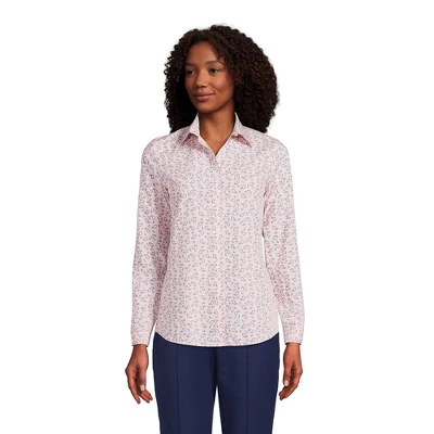 Lands' End Women's No Iron Supima Cotton Long Sleeve Shirt 13 Lands' End Women's No Iron Supima Cotton Long Sleeve Shirt - Image 13