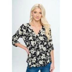WEST K Women's Hollie Roll-tab Sleeve Blouse -CUPSHE Store GUEST 6743eb75 c46d 4ae2 83cc 9b3ae2a637da