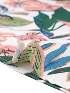 Allegra K Women's Summer Boat Neck Lace Cap Sleeve Hawaiian Tropical Floral Blouse -CUPSHE Store GUEST 6877d8ac 9553 43b5 bd7f a8949dadcdc6