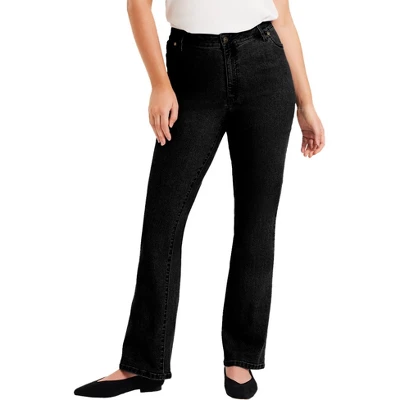 June + Vie By Roaman's Women’s Plus Size June Fit Bootcut Jeans 3 June + Vie By Roaman's Women’s Plus Size June Fit Bootcut Jeans - Image 3