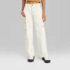 Women's High-Rise Cargo Baggy Jeans - Wild Fable™ Off-White -CUPSHE Store GUEST 69cca93f f00d 4227 b414 f6bcea4c6b33