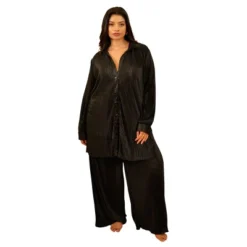 Rebdolls Women's Jamila Plisse Button Up Blouse -CUPSHE Store GUEST 6a904820 1456 4a51 82fe b5f7f2fcd81f