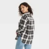 Women's Long Sleeve Flannel Button-Down Shirt - Universal Thread™ -CUPSHE Store GUEST 6f9267ab b940 4d61 834c b7facad137d0