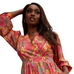 Rebdolls Women's Yesenia Puff Sleeve Maxi Dress -CUPSHE Store GUEST 70747c0f 9110 469a 8b6d f5298e4c0f46