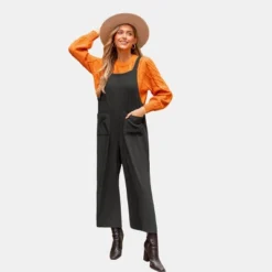 Women's Charcoal Sleeveless Wide Leg Jumpsuit - Cupshe -CUPSHE Store GUEST 71bfad8a 22d9 49ac 87b7 072751fa0661