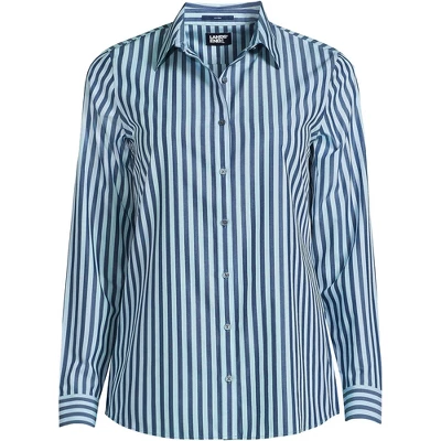 Lands' End Women's No Iron Supima Cotton Long Sleeve Shirt 11 Lands' End Women's No Iron Supima Cotton Long Sleeve Shirt - Image 11