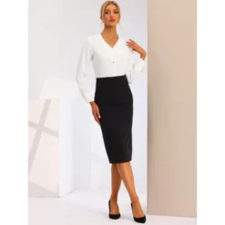 Allegra K Women's V Neck Classic Office Long Sleeves Button Down Shirts 7 Allegra K Women's V Neck Classic Office Long Sleeves Button Down Shirts -CUPSHE Store GUEST 7d5c4ff5 b242 446a b864 d1a2e9989138