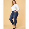 Agnes Orinda Women's Plus Size Denim Mid-Rise Stretch Washed Skinny Jeans 14 Agnes Orinda Women's Plus Size Denim Mid-Rise Stretch Washed Skinny Jeans -CUPSHE Store GUEST 81644d86 4df3 4aa5 be53 487212141881