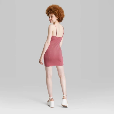 Women's Sleeveless Corset Mini Knit Bodycon Dress - Wild Fable™ 2 Women's Sleeveless Corset Mini Knit Bodycon Dress - Wild Fable™ - Image 2